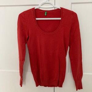 United Colors of Benetton Sweater - XS - Red